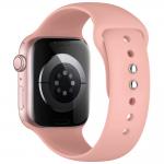 Curea Tech-Protect Silicone compatibila cu Apple Watch 8/9/10/11/12/SE/Ultra, 44/45/46/49mm, Roz 3 - lerato.ro