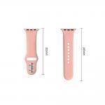 Curea Tech-Protect Silicone compatibila cu Apple Watch 8/9/10/11/12/SE/Ultra, 44/45/46/49mm, Roz 4 - lerato.ro