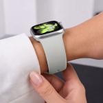 Curea Tech-Protect Silicone compatibila cu Apple Watch 8/9/10/11/12/SE/Ultra, 44/45/46/49mm, Gri 6 - lerato.ro