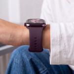 Curea Tech-Protect Silicone compatibila cu Apple Watch 8/9/10/11/12/SE/Ultra, 44/45/46/49mm, Burgundy 6 - lerato.ro
