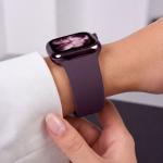 Curea Tech-Protect Silicone compatibila cu Apple Watch 8/9/10/11/12/SE/Ultra, 44/45/46/49mm, Burgundy 8 - lerato.ro