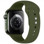 Curea Tech-Protect Silicone compatibila cu Apple Watch 8/9/10/11/12/SE/Ultra, 44/45/46/49mm, Olive Green 3 - lerato.ro
