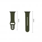 Curea Tech-Protect Silicone compatibila cu Apple Watch 8/9/10/11/12/SE/Ultra, 44/45/46/49mm, Olive Green 8 - lerato.ro
