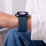 Curea Tech-Protect Silicone compatibila cu Apple Watch 8/9/10/11/12/SE/Ultra, 44/45/46/49mm, Navy Blue 6 - lerato.ro