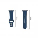 Curea Tech-Protect Silicone compatibila cu Apple Watch 8/9/10/11/12/SE/Ultra, 44/45/46/49mm, Navy Blue 9 - lerato.ro