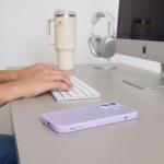 Husa Tech-Protect MagPeak cu MagSafe compatibila cu iPhone 17, Lavander 7 - lerato.ro