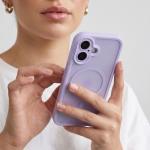 Husa Tech-Protect MagPeak cu MagSafe compatibila cu iPhone 17, Lavander 8 - lerato.ro