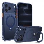Husa Tech-Protect MagAir Stand cu MagSafe compatibila cu iPhone 18 Pro Max / 17 Pro Max, Matte Deep Blue 5 - lerato.ro
