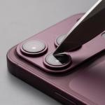 Protectie camera foto Tech-Protect Camfull Fit Plus compatibila cu iPhone 18 Pro Max, Burgundy 6 - lerato.ro