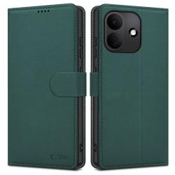 Husa flip cover Tech-Protect Wallet compatibila cu Xiaomi Redmi Note 17 Pro, Verde