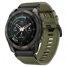 Curea Tech-Protect Nylon Classic compatibila cu Garmin Fenix 5X / 5X Plus / 6X / 6X Pro / 7X / 8 / 8 Pro / 9 / 9 Pro (51 MM), Military Green