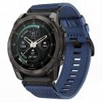 Curea Tech-Protect Nylon Classic compatibila cu Garmin Fenix 5X / 5X Plus / 6X / 6X Pro / 7X / 8 / 8 Pro / 9 / 9 Pro (51 MM), Navy Blue 2 - lerato.ro