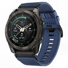 Curea Tech-Protect Nylon Classic compatibila cu Garmin Fenix 5X / 5X Plus / 6X / 6X Pro / 7X / 8 / 8 Pro / 9 / 9 Pro (51 MM), Navy Blue