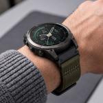 Curea Tech-Protect Nylon Classic compatibila cu Garmin Fenix 5X / 5X Plus / 6X / 6X Pro / 7X / 8 / 8 Pro / 9 / 9 Pro (47 MM), Military Green 6 - lerato.ro