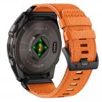 Curea Tech-Protect Nylon Classic compatibila cu Garmin Fenix 5X / 5X Plus / 6X / 6X Pro / 7X / 8 / 8 Pro / 9 / 9 Pro (47 MM), Portocaliu 3 - lerato.ro