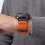 Curea Tech-Protect Nylon Classic compatibila cu Garmin Fenix 5X / 5X Plus / 6X / 6X Pro / 7X / 8 / 8 Pro / 9 / 9 Pro (47 MM), Portocaliu 6 - lerato.ro