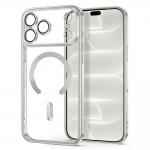 Husa Tech-Protect MagFlex cu MagSafe compatibila cu iPhone 18 Pro / 17 Pro, Silver / Clear 3 - lerato.ro