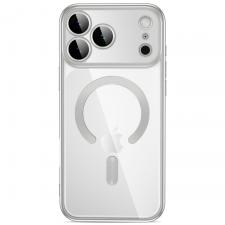 Huse si carcase iPhone 17 Pro, Husa Tech-Protect MagFlex cu MagSafe compatibila cu iPhone 18 Pro / 17 Pro, Silver / Clear, lerato.ro