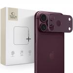 Protectie camera foto Tech-Protect Camalloy Fit Plus compatibila cu iPhone 18 Pro, Burgundy 3 - lerato.ro