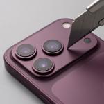 Protectie camera foto Tech-Protect Camalloy Fit Plus compatibila cu iPhone 18 Pro, Burgundy 5 - lerato.ro