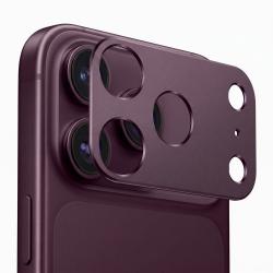Protectie camera foto Tech-Protect Camalloy Fit Plus compatibila cu iPhone 18 Pro Max, Burgundy