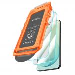Set 2 folii sticla securizata Tech-Protect Quick Set Plus, Kit montare inclus, compatibile cu Samsung Galaxy S26 FE, Transparent 4 - lerato.ro
