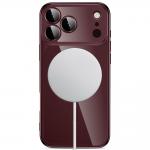 Husa Tech-Protect MagFlex cu MagSafe compatibila cu iPhone 18 Pro Max / 17 Pro Max, Burgundy / Clear 5 - lerato.ro