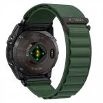 Curea Tech-Protect Nylon Pro compatibila cu Garmin Fenix 5X / 5X Plus / 6X / 6X Pro / 7X / 8 / 8 Pro / 9 / 9 Pro (47 MM), Military Green 3 - lerato.ro