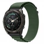 Curea Tech-Protect Nylon Pro compatibila cu Garmin Fenix 5X / 5X Plus / 6X / 6X Pro / 7X / 8 / 8 Pro / 9 / 9 Pro (47 MM), Military Green 2 - lerato.ro