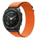 Curea Tech-Protect Nylon Pro compatibila cu Garmin Fenix 5X / 5X Plus / 6X / 6X Pro / 7X / 8 / 8 Pro / 9 / 9 Pro (51 MM), Portocaliu 2 - lerato.ro