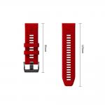 Curea Tech-Protect Iconband Pro compatibila cu Garmin Fenix 5X / 5X Plus / 6X / 6X Pro / 7X / 8 / 8 Pro / 9 / 9 Pro (51 MM), Rosu / Negru 7 - lerato.ro