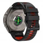 Curea Tech-Protect  Iconband Pro compatibila cu Garmin Fenix 5X / 5X Plus / 6X / 6X Pro / 7X / 8 / 8 Pro / 9 / 9 Pro (47 MM), Negru / Rosu 3 - lerato.ro