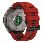 Curea Tech-Protect Iconband Pro compatibila cu Garmin Fenix 5X / 5X Plus / 6X / 6X Pro / 7X / 8 / 8 Pro / 9 / 9 Pro (47 MM), Rosu / Negru 3 - lerato.ro
