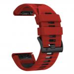 Curea Tech-Protect Iconband Pro compatibila cu Garmin Fenix 5X / 5X Plus / 6X / 6X Pro / 7X / 8 / 8 Pro / 9 / 9 Pro (47 MM), Rosu / Negru 4 - lerato.ro