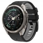 Curea Tech-Protect Iconband Pro compatibila cu Garmin Fenix 5X / 5X Plus / 6X / 6X Pro / 7X / 8 / 8 Pro / 9 / 9 Pro (47 MM), Negru / Gri 2 - lerato.ro