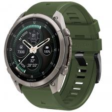 Curea Tech-Protect Silicone compatibila cu Garmin Fenix 5 / 6 / 6 Pro / 7 / 8 / 8 Pro / E / 9 / 9 Pro (51 MM), Military Green