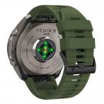 Curea Tech-Protect Silicone compatibila cu Garmin Fenix 5 / 6 / 6 Pro / 7 / 8 / 8 Pro / E / 9 / 9 Pro (51 MM), Military Green 3 - lerato.ro