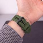Curea Tech-Protect Silicone compatibila cu Garmin Fenix 5 / 6 / 6 Pro / 7 / 8 / 8 Pro / E / 9 / 9 Pro (51 MM), Military Green 6 - lerato.ro
