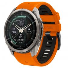 Curea Tech-Protect Iconband Pro compatibila cu Garmin Fenix 5X / 5X Plus / 6X / 6X Pro / 7X / 8 / 8 Pro / 9 / 9 Pro (47 MM), Portocaliu / Negru