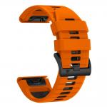 Curea Tech-Protect Iconband Pro compatibila cu Garmin Fenix 5X / 5X Plus / 6X / 6X Pro / 7X / 8 / 8 Pro / 9 / 9 Pro (47 MM), Portocaliu / Negru 4 - lerato.ro