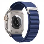 Curea Tech-Protect Nylon Pro compatibila cu Apple Watch 8/9/10/11/12/SE/Ultra, 44/45/46/49mm, Navy Blue 3 - lerato.ro