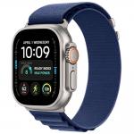 Curea Tech-Protect Nylon Pro compatibila cu Apple Watch 8/9/10/11/12/SE/Ultra, 44/45/46/49mm, Navy Blue 2 - lerato.ro