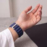 Curea Tech-Protect Nylon Pro compatibila cu Apple Watch 8/9/10/11/12/SE/Ultra, 44/45/46/49mm, Navy Blue 5 - lerato.ro