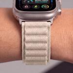 Curea Tech-Protect Nylon Pro compatibila cu Apple Watch 8/9/10/11/12/SE/Ultra, 44/45/46/49mm, Starlight 8 - lerato.ro