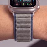 Curea Tech-Protect Nylon Pro compatibila cu Apple Watch 8/9/10/11/12/SE/Ultra, 44/45/46/49mm, Navy / Grey 6 - lerato.ro