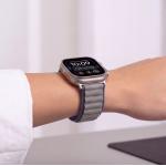 Curea Tech-Protect Nylon Pro compatibila cu Apple Watch 8/9/10/11/12/SE/Ultra, 44/45/46/49mm, Navy / Grey 8 - lerato.ro