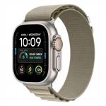 Curea Tech-Protect Nylon Pro compatibila cu Apple Watch 8/9/10/11/12/SE/Ultra, 44/45/46/49mm, Titanium / Olive 4 - lerato.ro