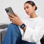 Curea Tech-Protect NylonLoop compatibila cu Apple Watch 8/9/10/11/12/SE, 40/41/42mm, Baby Blue 4 - lerato.ro