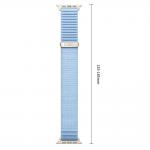 Curea Tech-Protect NylonLoop compatibila cu Apple Watch 8/9/10/11/12/SE, 40/41/42mm, Baby Blue 7 - lerato.ro
