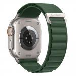 Curea Tech-Protect Nylon Pro compatibila cu Apple Watch 8/9/10/11/12/SE/Ultra, 44/45/46/49mm, Military Green 3 - lerato.ro